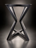 Hourglass Steel Dining Table Frame original product photograph