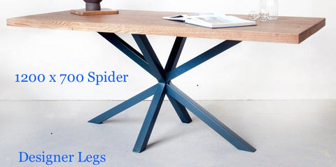 120cm x 70cm Spider Dining Table Frame - Centre Piece - 71cm / 28” high.