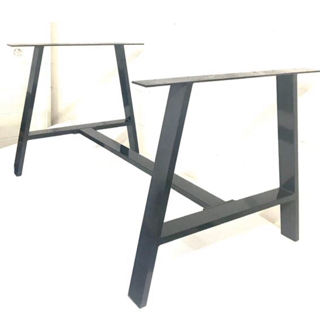 ‘A’ leg dining table frame - 71cm high x various lengths. – Designer Legs